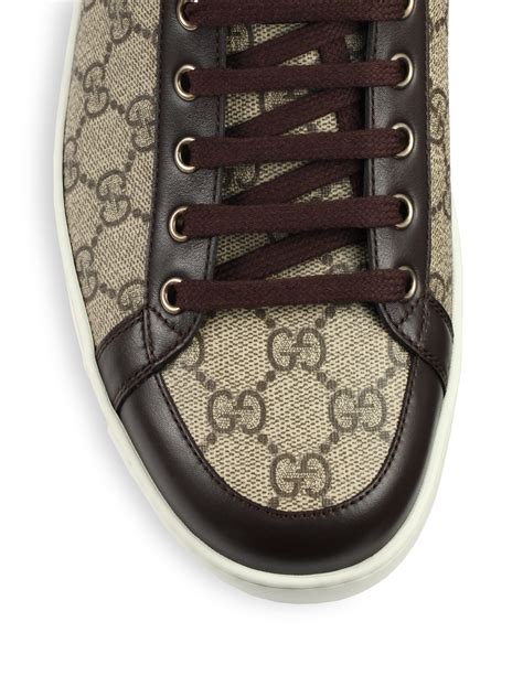 gucci gg canvas high top sneaker|Gucci gg canvas sneakers.